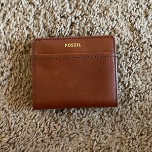 Fossil leather wallet